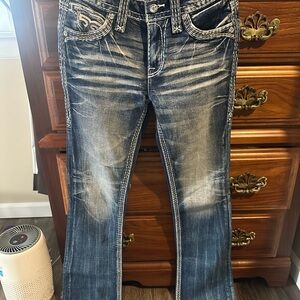 Rock Revival Dark Blue Boot Cut Jeans